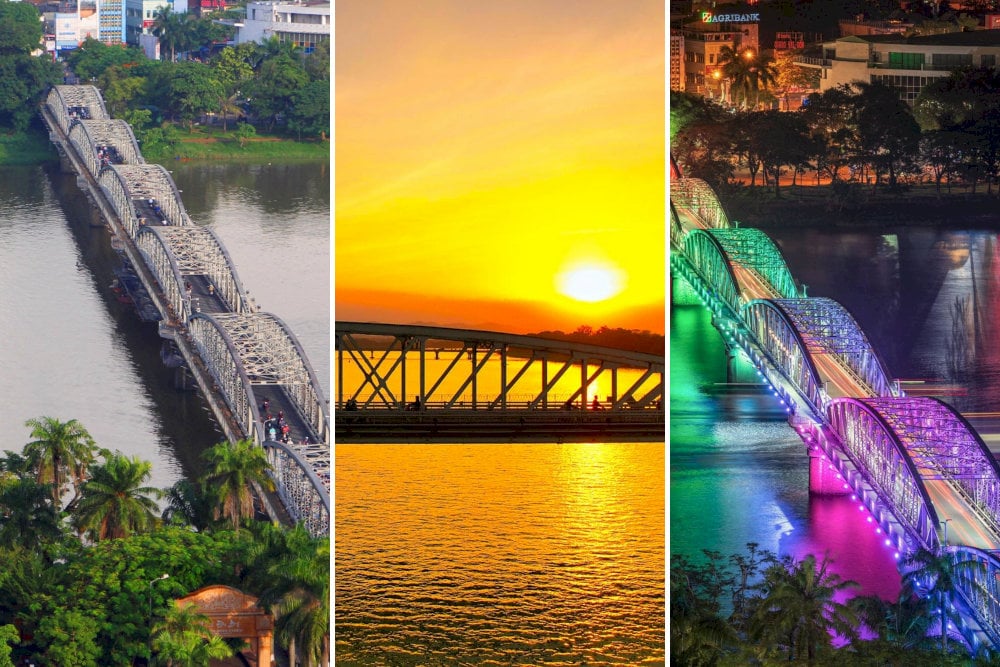 Choosing the best time to visit Truong Tien Bridge ensures you won’t miss its most breathtaking moments